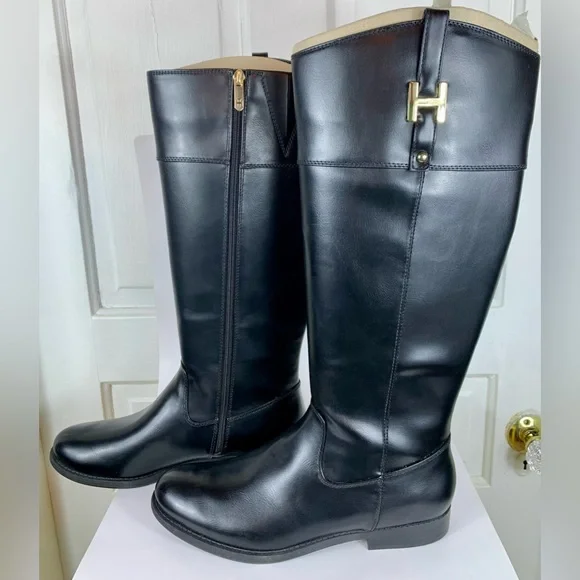 Tommy Hilfiger Shyenne 3 Faux Leather Riding/Equestrian Boot - High Shaft - New - Picture 10 of 15